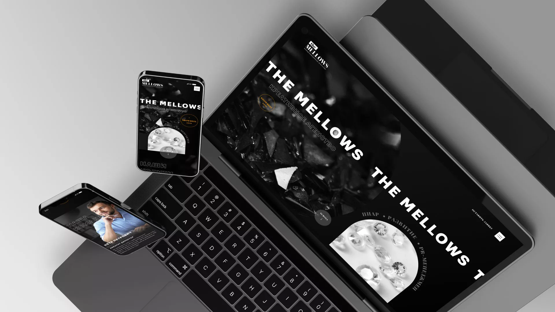 Разработка сайта креативного агентства «The Mellows» в Нерехте