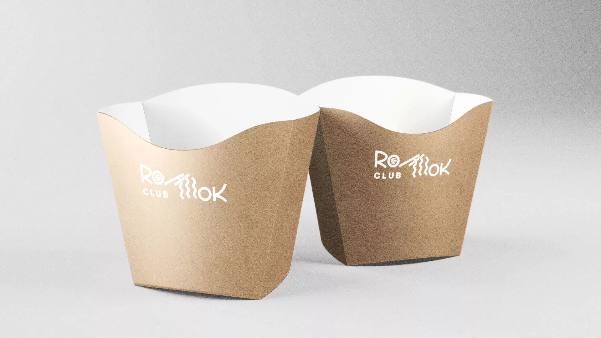 Создание логотипа суши-бара «Roll Wok Club» в Нерехте